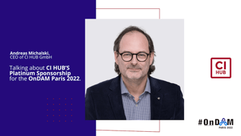 CI HUB takes part at the OnDAM Paris 2022 as a platinum sponsor