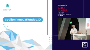 Vortrag Gerd Glaser, CI HUB GmbH beim 10. apollon Innovation Day