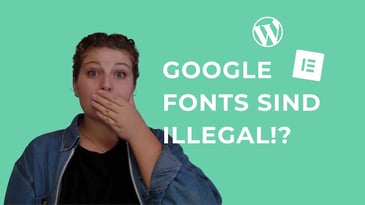 Google Fonts aus Elementor entfernen (DSGVO)