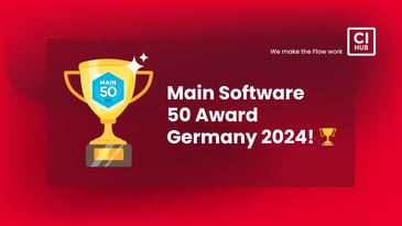 CI HUB Secures #6 Place in the Main Software 50 Germany List 2024 blog header