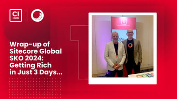 Wrap up of Sitecore Global SKO 2024 Getting Rich in Just 3 Days blog banner