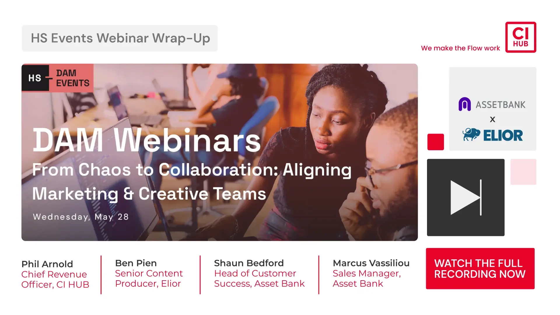 HS Events Webinar: From Chaos to Collaboration—Aligning Marketing & Creative Teams