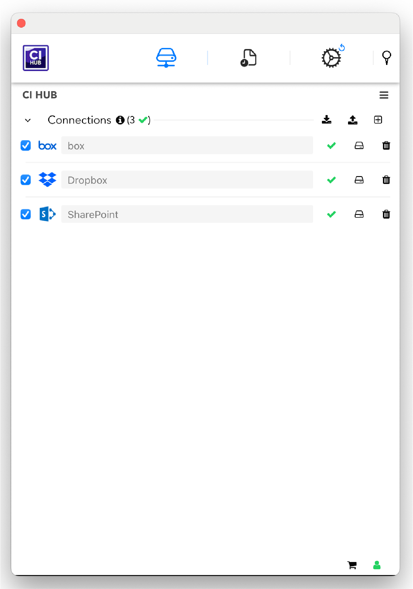 CI HUB Drive Screenshot for website
