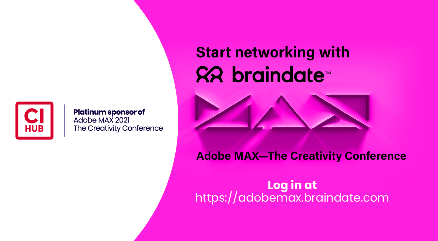 Book a spot on our Adobe Max 2021 Braindate...