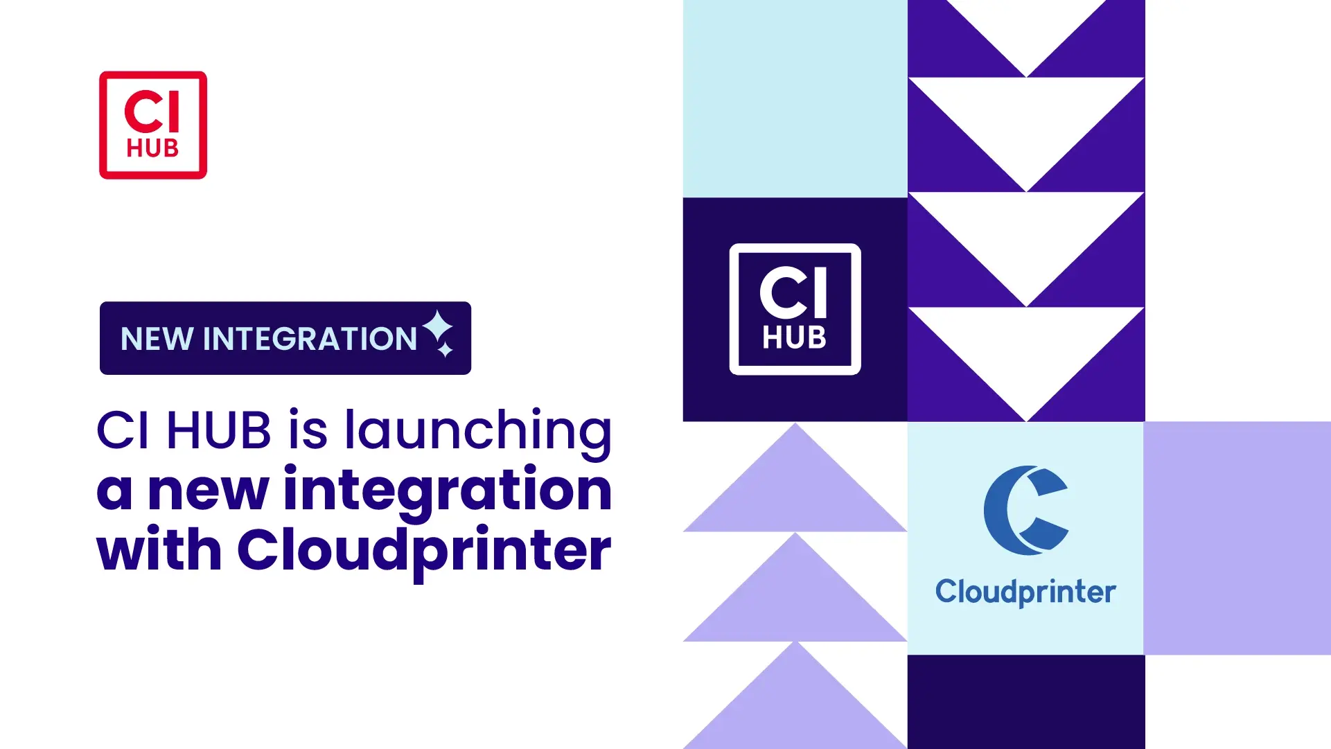 CI HUB is launching a new integration with Cloudprinter