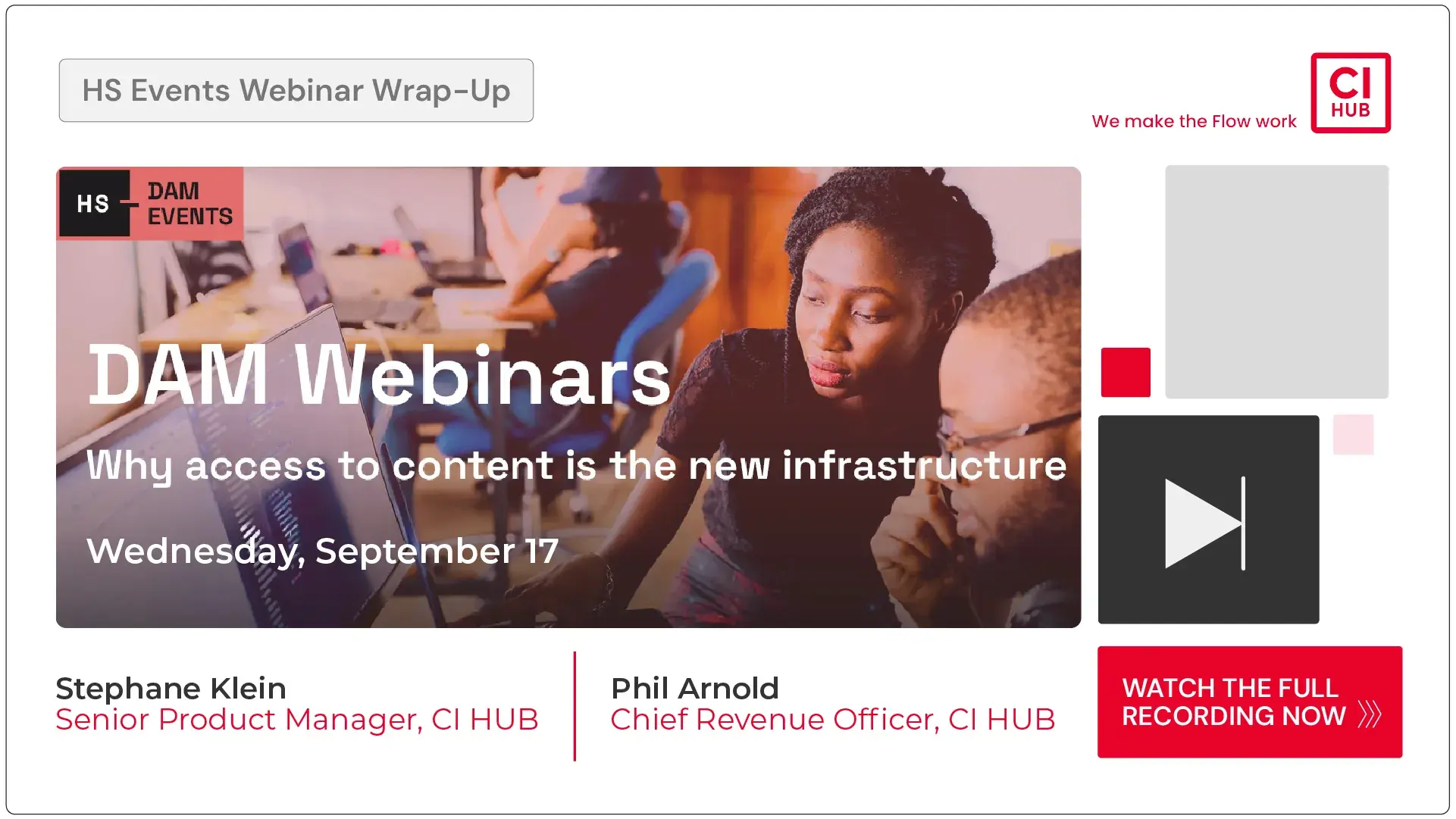 HS Events Webinar: Why Access to Content is the New Infrastructure