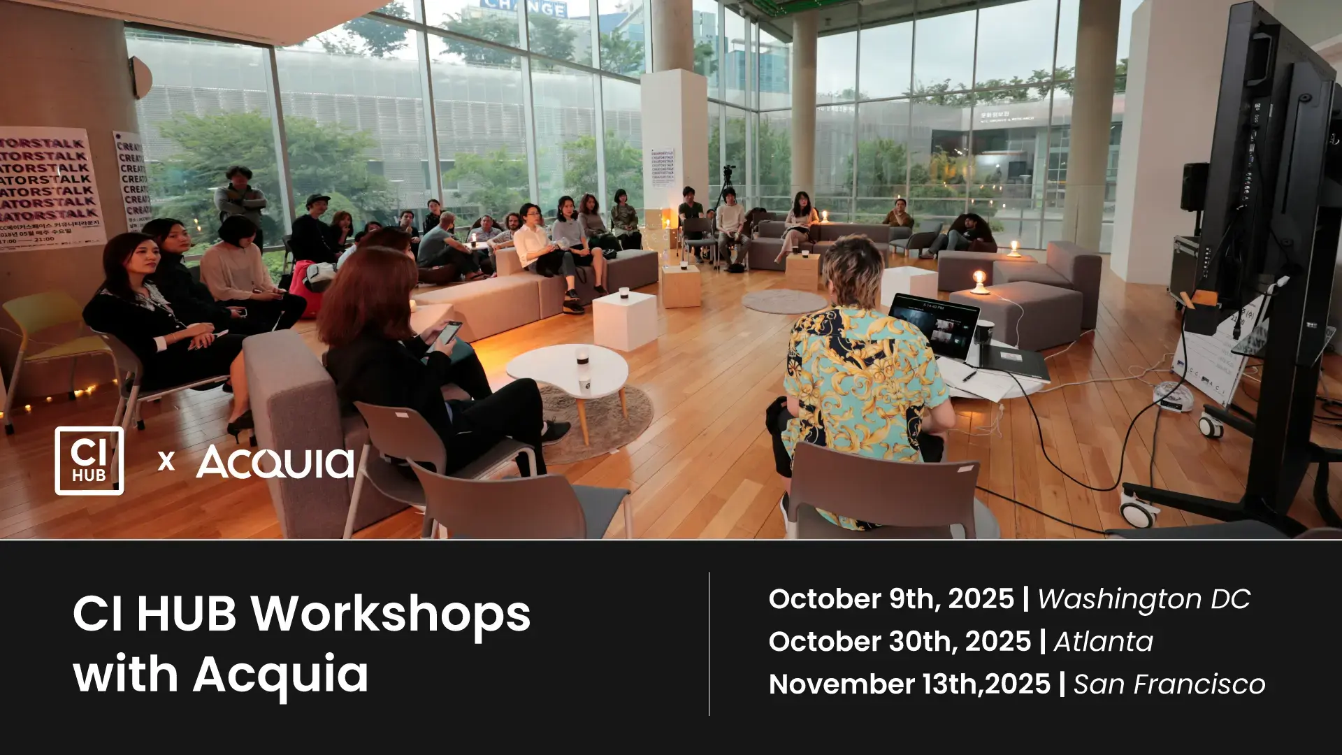 CI HUB on Tour! Join our US Workshop Series with Acquia