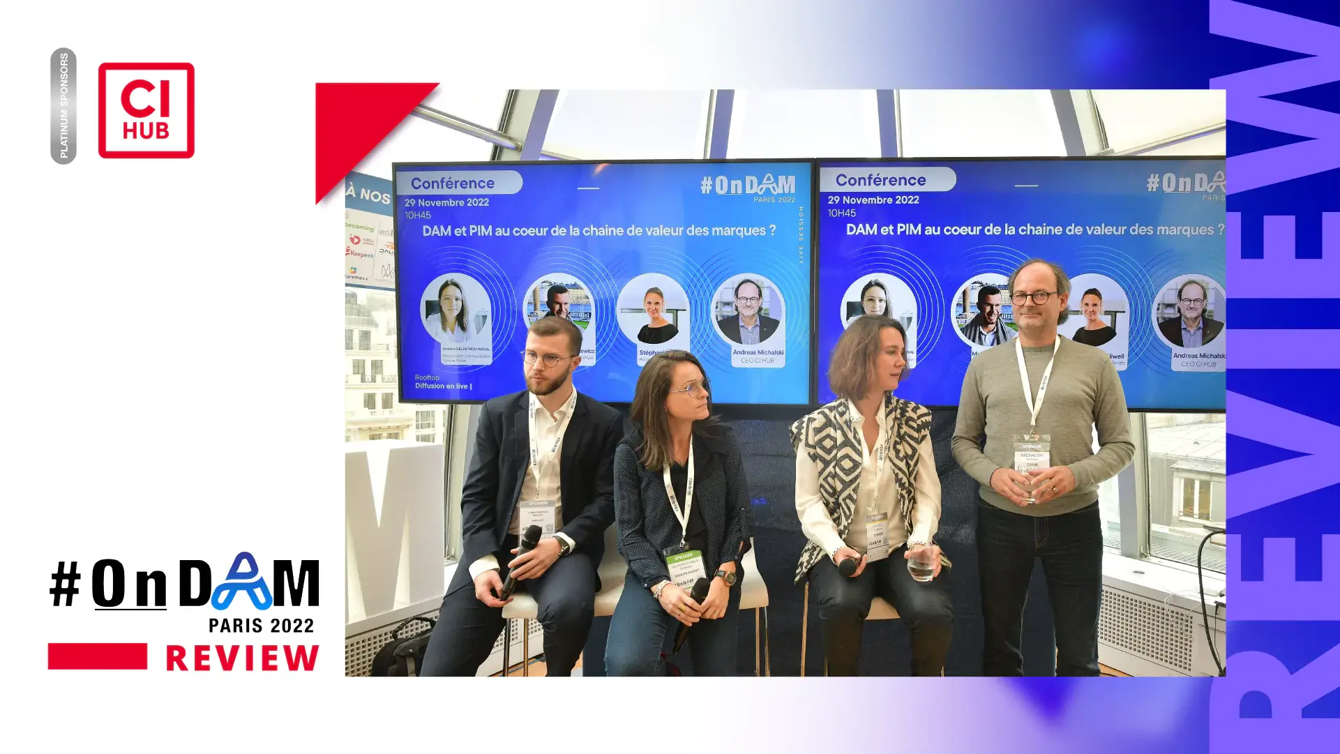CI HUB attended On DAM Paris 2022 as a Platinum Sponsor