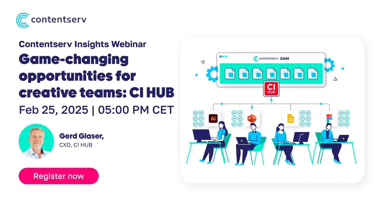 Join CI HUB at Contentserv Webinar for Creative Success