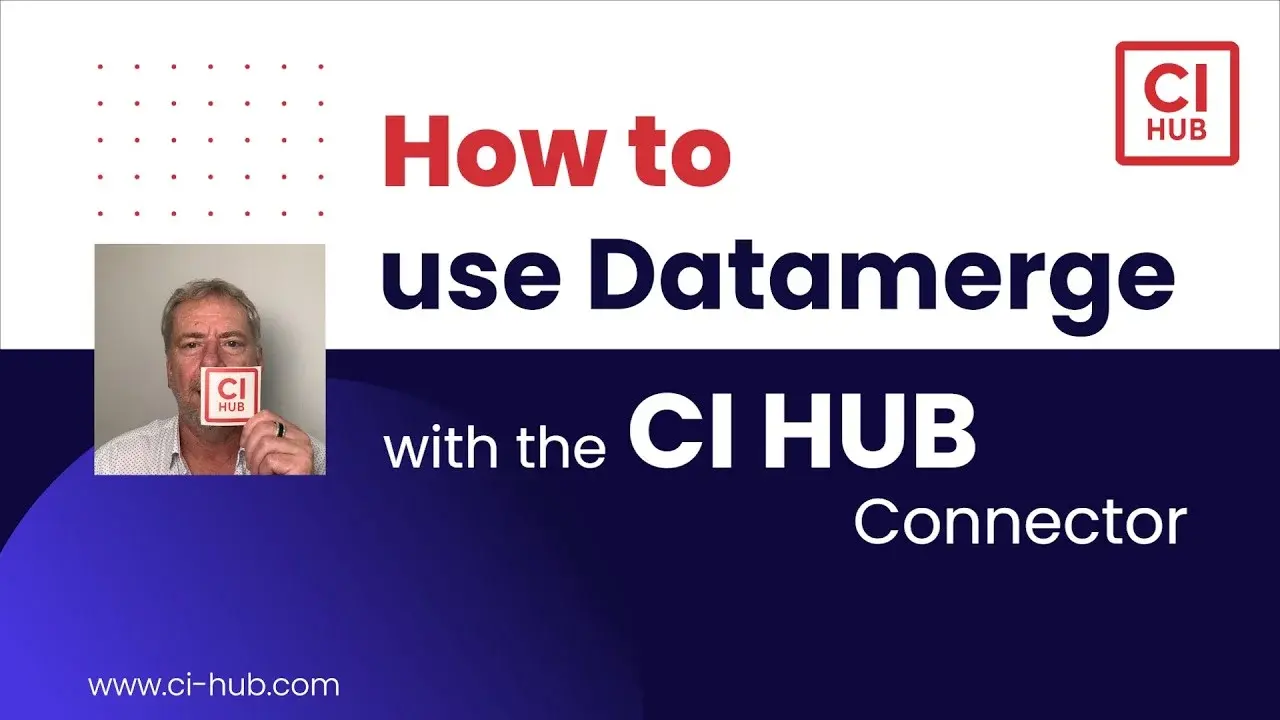 How to Use InDesign Data Merge with the CI HUB...