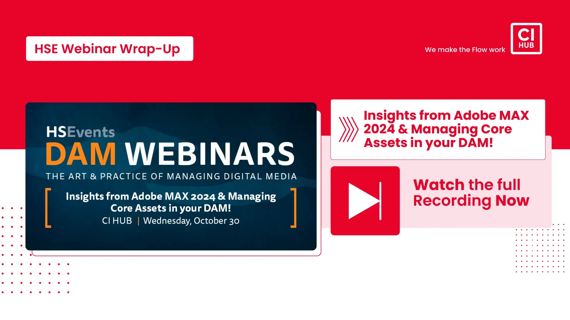 HSEvents Webinar: Insights from Adobe MAX 2024 &...