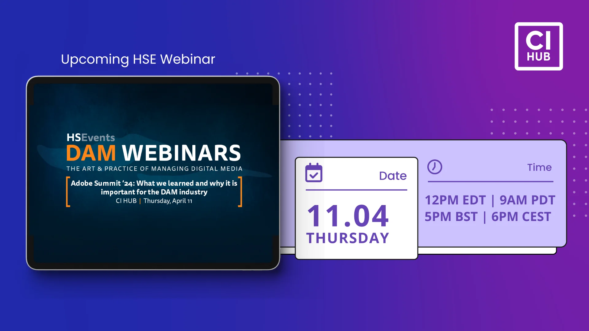 HSE Webinar - Adobe Summit 24, what we learned and why it is important banner image