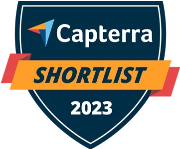 Capterra Shortlist 2023 badge