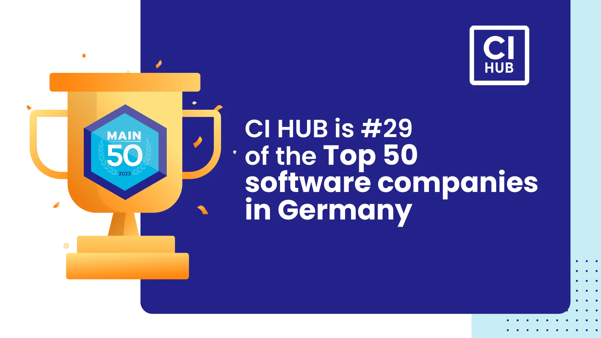 CI HUB is number 29 of the Top 50 software...
