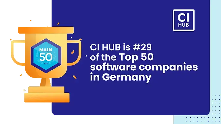 CI HUB is number 29 of the Top 50 software companies in Germany